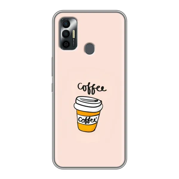 Чехол с рисунком «Кружка кофе» для TECNO Spark 7P Чехол с рисунком «Кружка кофе» для TECNO Spark 7P