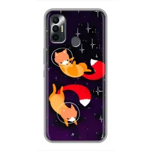 Чохол з Лисичкою для TECNO Spark 7P (Лисиці)