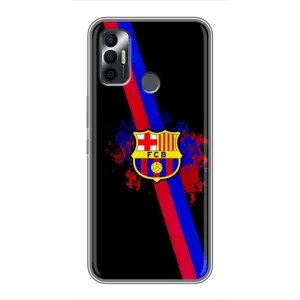 Чехол для TECNO Spark 7P (Барселона) (Лого Барсы)