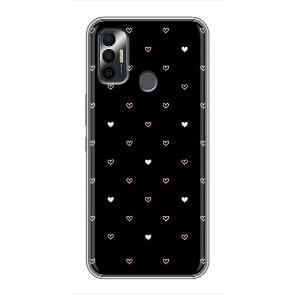 Чехол с рисунком «Маленькие сердечки» для TECNO Spark 7P Чехол с рисунком «Маленькие сердечки» для TECNO Spark 7P