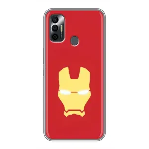 Чехол Супергерой Железный человек на TECNO Spark 7P (Man)