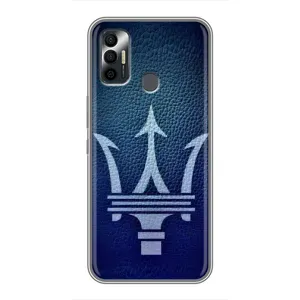 Чехлы с тематикой "Крутые машины" на TECNO Spark 7P (Лого Maserati)
