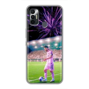 Чехлы Лео Месси в Майами на TECNO Spark 7P (Месси в Майами)