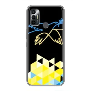Чохол на TECNO Spark 7P (Український дизайн) (Мир для Укрїни)