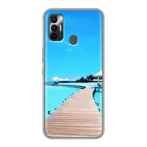 Летний Чехол на TECNO Spark 7P (Набережная)