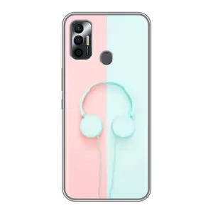 Дівчачий Чохол для TECNO Spark 7P (Навушники)