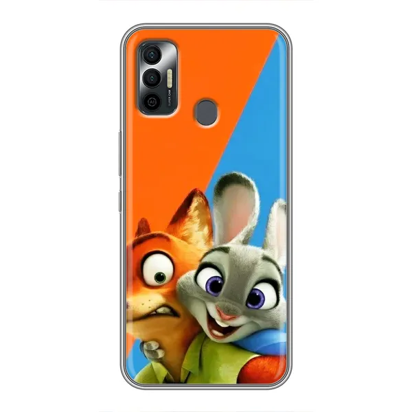 Чехол с рисунком «Ник и Хопс» для TECNO Spark 7P Чехол с рисунком «Ник и Хопс» для TECNO Spark 7P