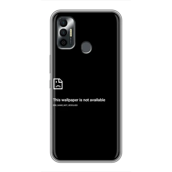 Чехол с рисунком «Ошибка» для TECNO Spark 7P Чехол с рисунком «Ошибка» для TECNO Spark 7P