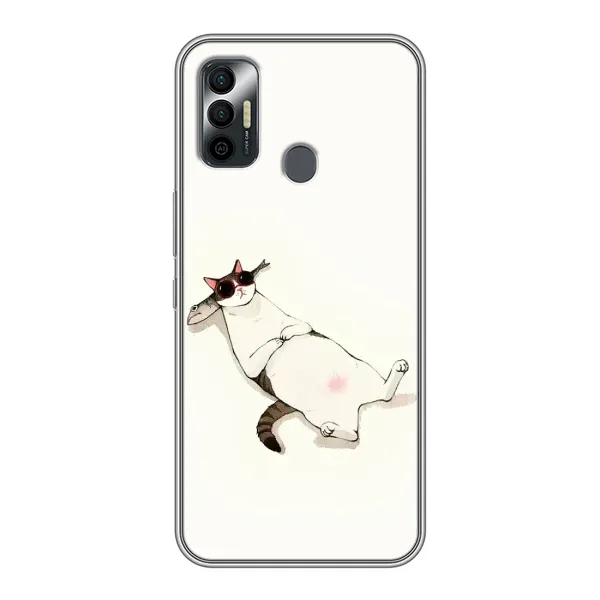 Чехол с рисунком «Отдых» для TECNO Spark 7P Чехол с рисунком «Отдых» для TECNO Spark 7P