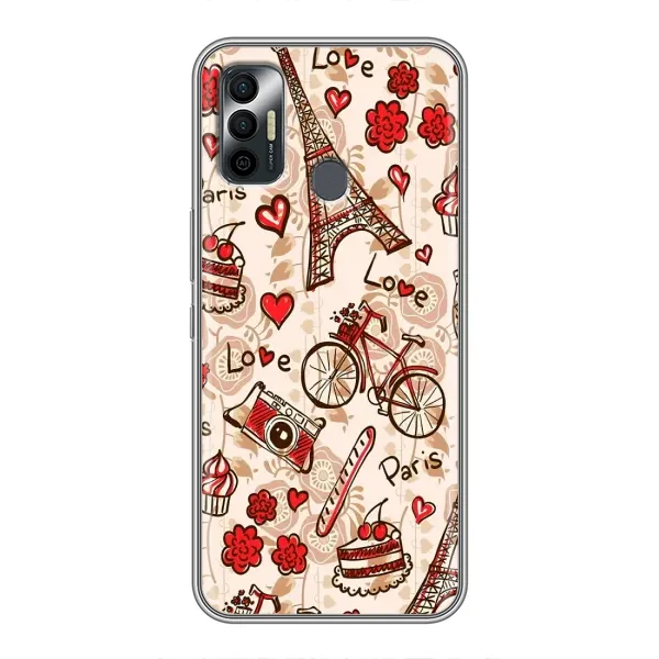 Чехол с рисунком «Париж мечта» для TECNO Spark 7P Чехол с рисунком «Париж мечта» для TECNO Spark 7P