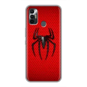 Чехол Супергерой Человека Паука на TECNO Spark 7P (Паук марвел)