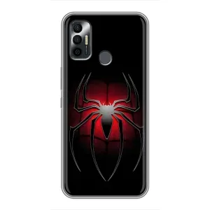 Чехол Супергерой Человека Паука на TECNO Spark 7P (Паук)