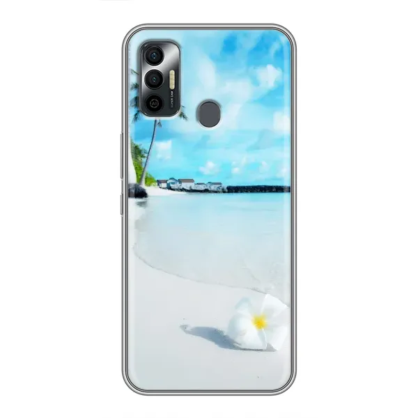 Чехол с рисунком «Пляж» для TECNO Spark 7P