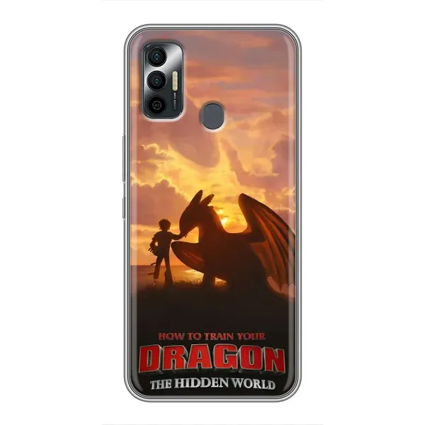 Чехол с рисунком «Постер Беззубика» для TECNO Spark 7P Чехол с рисунком «Постер Беззубика» для TECNO Spark 7P