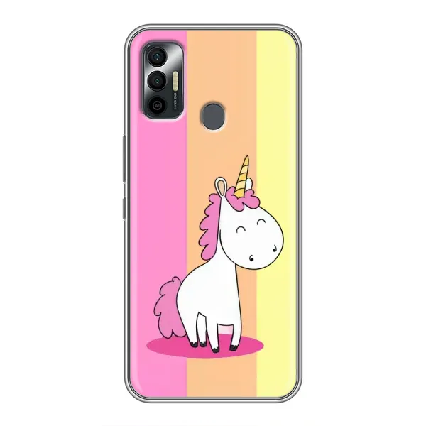 Чохол з малюнком «Яскравий Єдинорог» для TECNO Spark 7P Чохол з малюнком «Яскравий Єдинорог» для TECNO Spark 7P