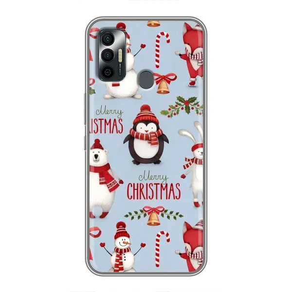 Чехол с рисунком «Рождественский» для TECNO Spark 7P Чехол с рисунком «Рождественский» для TECNO Spark 7P