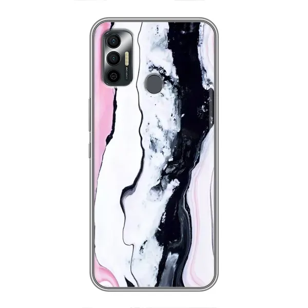 Чехол с рисунком «Розовый мрамор» для TECNO Spark 7P Чехол с рисунком «Розовый мрамор» для TECNO Spark 7P