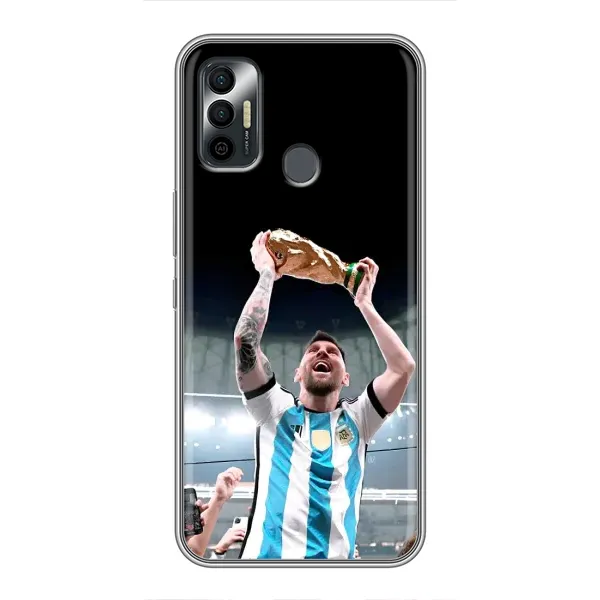 Чехол с рисунком «Счастливый Месси» для TECNO Spark 7P Чехол с рисунком «Счастливый Месси» для TECNO Spark 7P