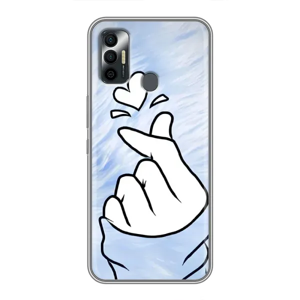 Чехол с рисунком «Сердечка знак» для TECNO Spark 7P Чехол с рисунком «Сердечка знак» для TECNO Spark 7P