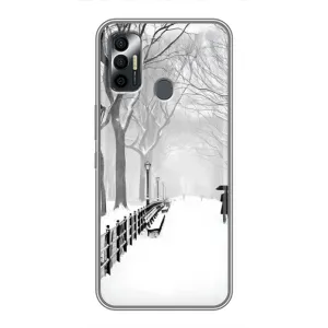Чохли на Новий Рік TECNO Spark 7P (Снігом замело)