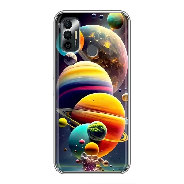 Чехол с рисунком «Солнечна система» для TECNO Spark 7P Чехол с рисунком «Солнечна система» для TECNO Spark 7P