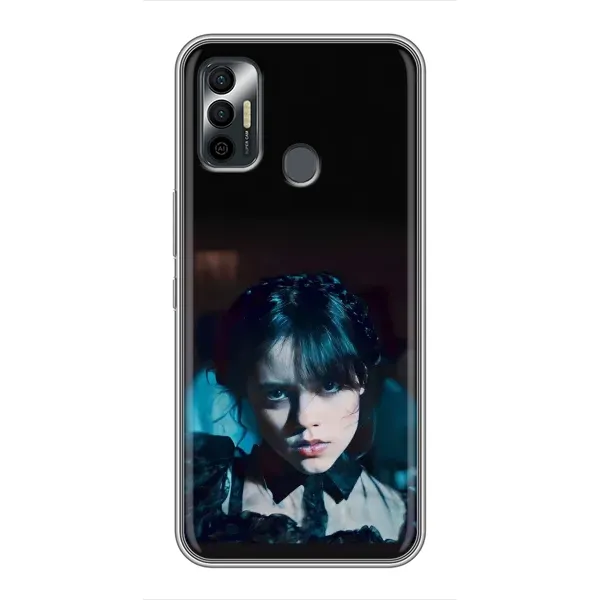 Чехол с рисунком «Танец Уэнсдей» для TECNO Spark 7P