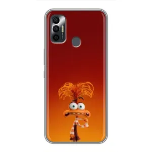 Чехол Головоломка для TECNO Spark 7P - (AlphaPrint) (Тревожность)