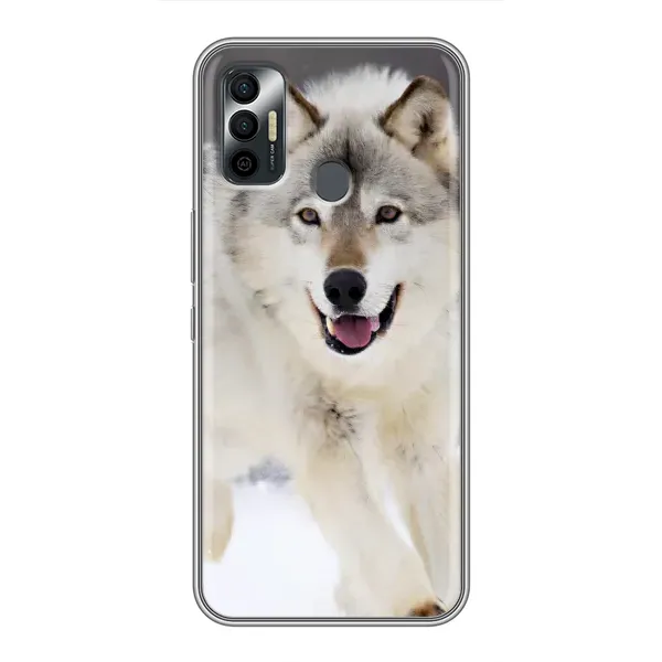 Чехол с рисунком «Волк на снегу» для TECNO Spark 7P Чехол с рисунком «Волк на снегу» для TECNO Spark 7P