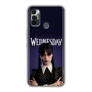 Чехлы с принтом Уэнсдей на TECNO Spark 7P (Wednesdey)