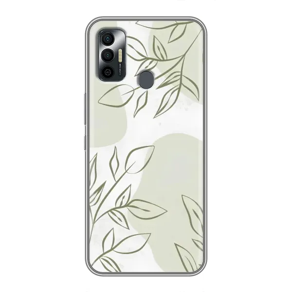 Чехол с рисунком «Зелёный дизайн» для TECNO Spark 7P Чехол с рисунком «Зелёный дизайн» для TECNO Spark 7P
