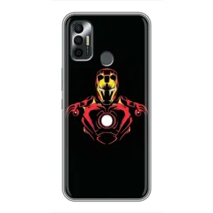 Чехол Супергерой Железный человек на TECNO Spark 7P (Железный человек)