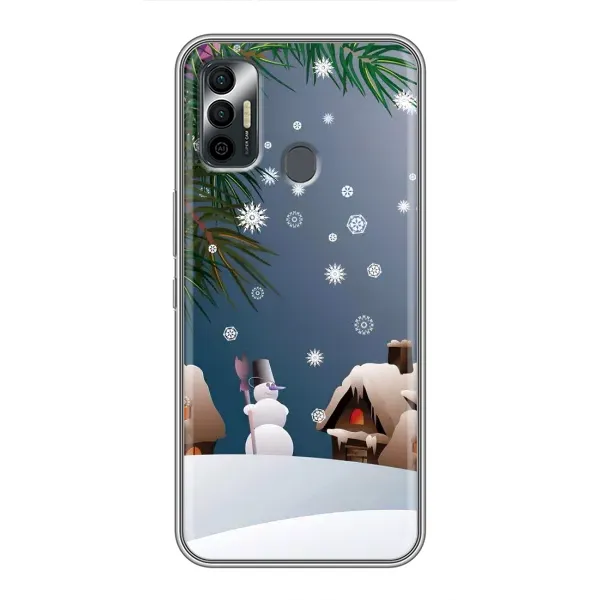 Чехол с рисунком «Зима» для TECNO Spark 7P Чехол с рисунком «Зима» для TECNO Spark 7P