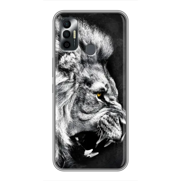 Чехол с рисунком «Злой ЛЕВ» для TECNO Spark 7P