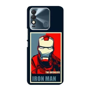 Чехол Супергерой Железный человек на TECNO Spark 8 (Art Iron man)