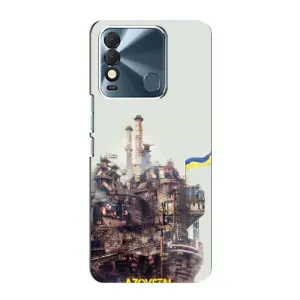 Чехлы на военную тематику для TECNO Spark 8 (Азовсталь)