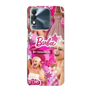 Силиконовый Чехол Барби Фильм на TECNO Spark 8 (Барби)