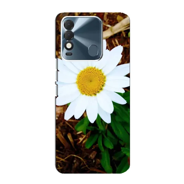 Чехол с рисунком «Белая ромашка» для TECNO Spark 8 Чехол с рисунком «Белая ромашка» для TECNO Spark 8