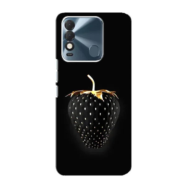 Чехол с рисунком «Чёрная клубника» для TECNO Spark 8 Чехол с рисунком «Чёрная клубника» для TECNO Spark 8