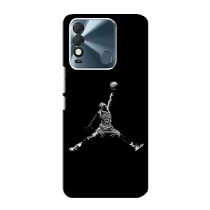 Силиконовый Чехол Nike Air Jordan на Техно Спарк 8 (Джордан)