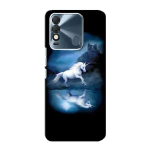 Чехол с рисунком «Единорог» для TECNO Spark 8