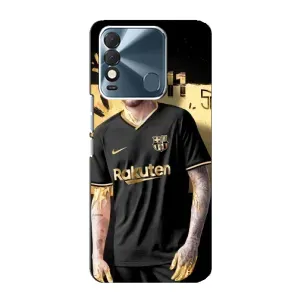 Силиконовый Чехол TECNO Spark 8 (Gold Neymar)