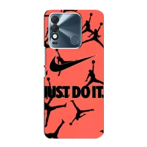 Силиконовый Чехол Nike Air Jordan на Техно Спарк 8 (Just Do It)