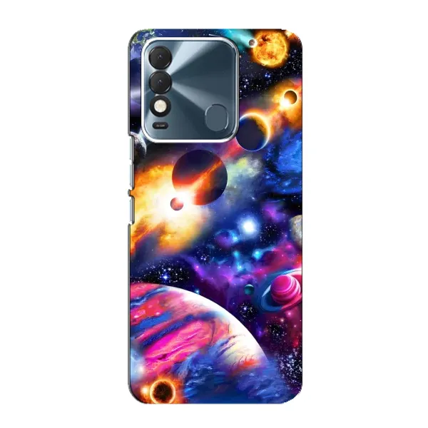 Чехол с рисунком «Космический мир» для TECNO Spark 8