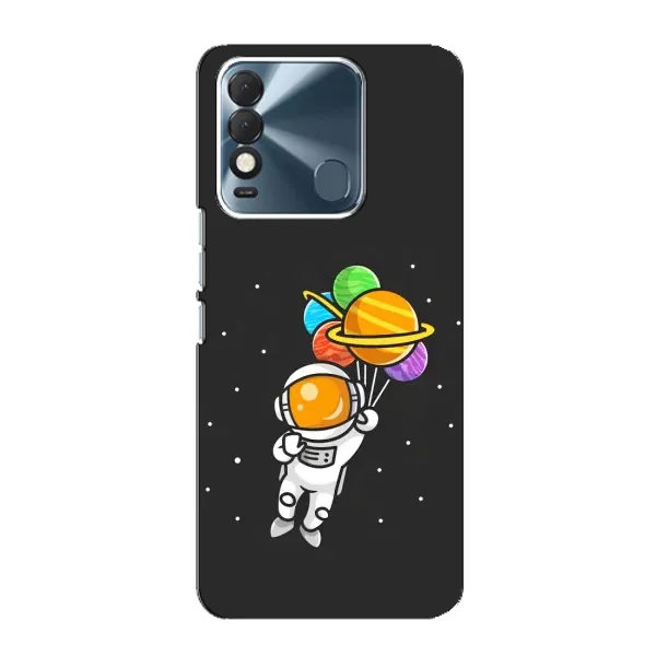 Чехол с рисунком «Космонавт с шариками» для TECNO Spark 8 Чехол с рисунком «Космонавт с шариками» для TECNO Spark 8