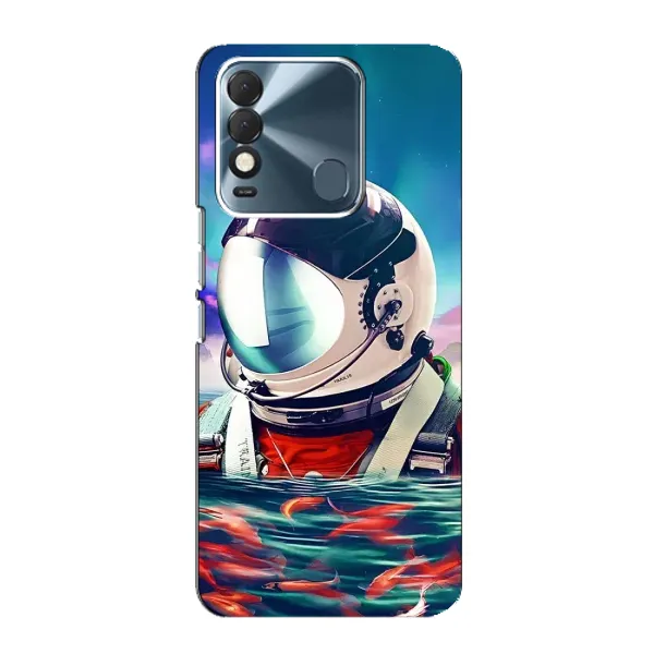 Чехол с рисунком «Космонавт в воде» для TECNO Spark 8 Чехол с рисунком «Космонавт в воде» для TECNO Spark 8