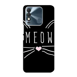 Бампер с изображением Котиков для Техно Спарк 8 (КОТИК MEOW)