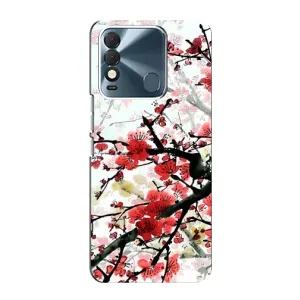 Чехол с принтом САКУРЫ на TECNO Spark 8 (Красивая Сакура)