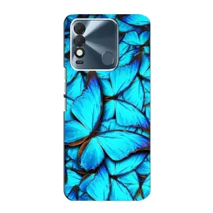 Силиконовый бампер с картинкой животных для TECNO Spark 8 (Крылья бабочек)
