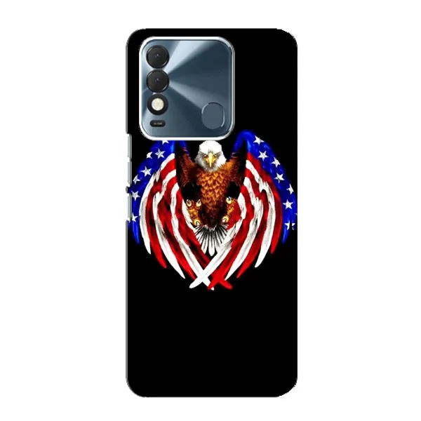 Чохол з малюнком «Крила США» для TECNO Spark 8 Чохол з малюнком «Крила США» для TECNO Spark 8