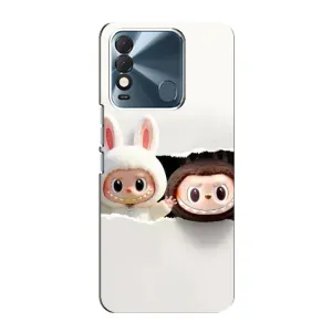 Чехол с принтом Лабубу для TECNO Spark 8 (Фигурки Labubu)